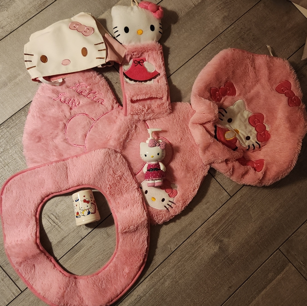 Hello kitty bathroom set